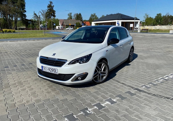 Peugeot 308 cena 49500 przebieg: 196000, rok produkcji 2014 z Kielce małe 191